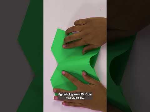 This puzzle is impossible if you think in 2D