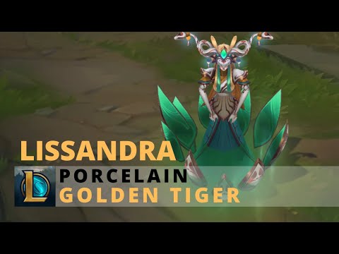 Porcelain Lissandra Golden Tiger Event Chroma - League of Legends