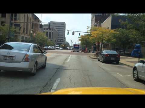 Driving through Canton, Ohio on Market Ave