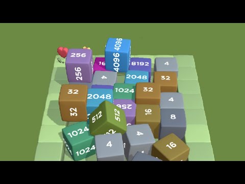Brain game: 2048 3D merge game (8 ~16K block)