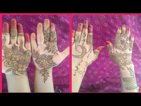 beutiful 4new style mehndi design||back and front hand mehndi design