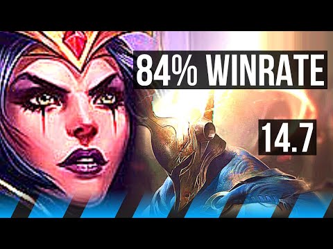 LEBLANC vs PANTHEON (MID) | 84% winrate, 5/2/6 | NA Master | 14.7