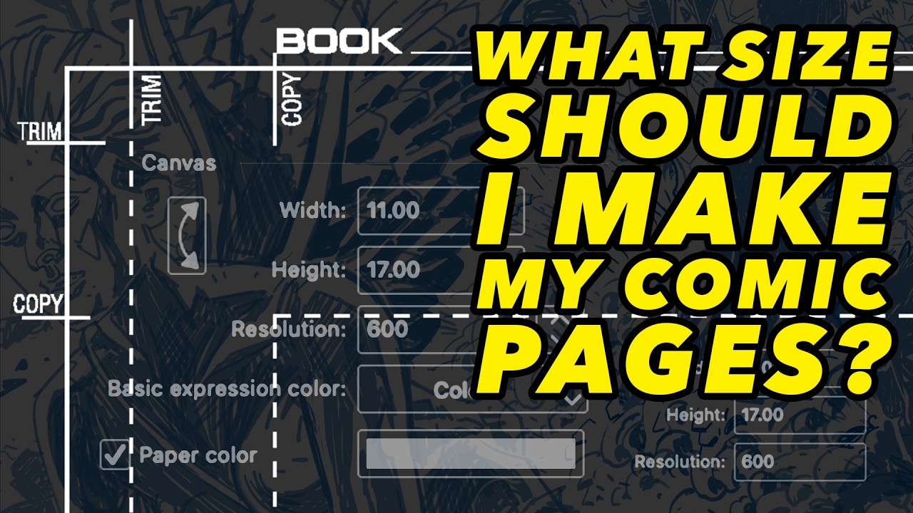 What Size Should My Comic Pages Be? Page Resolution for Comic Books