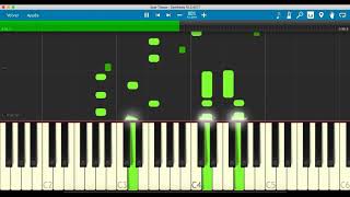 Scar Tissue - Camila Cabello - Piano Tutorial - Synthesia 80% Speed