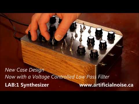 LAB:1 Synthesizer by Artificial Noise - New Case, Now with VCF!