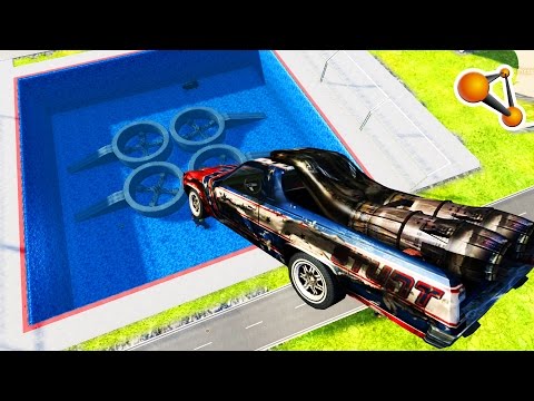 Car Jump Arena - Diving Tower - BeamNG.drive