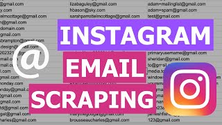 How to Scrape Emails from Instagram Profiles for any Niche and Location