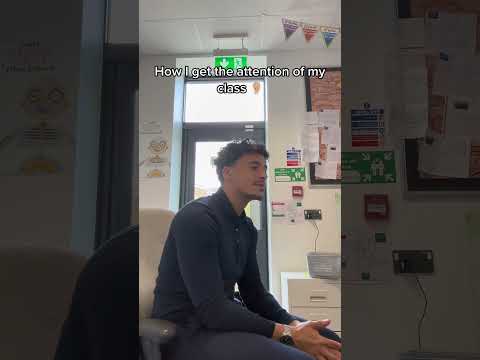 how I get the attention of my class