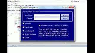 CAS Method level Inheritance Demand Security Action - Declarative