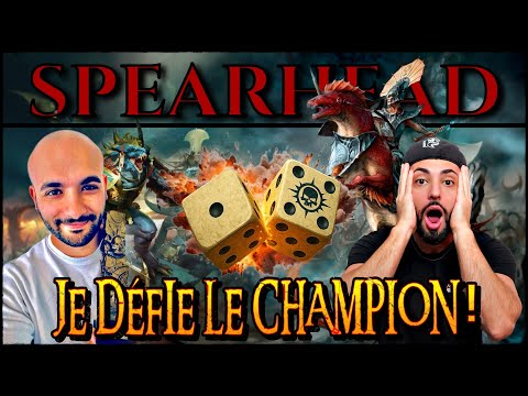 I CHALLENGED THE CHAMPION SPEARHEAD! Seraphon VS New Idoneth