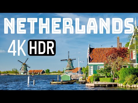Netherlands Tourist Attractions in 4K | Ultra HD 60FPS Video with Relaxing Music