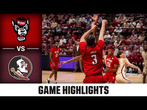 NC State vs. Florida State Game Highlights | 2025-26 ACC Men's Basketball
