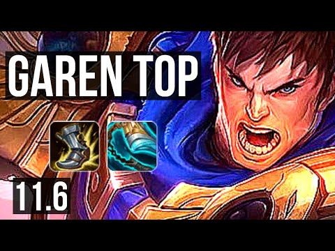 GAREN vs RIVEN (TOP) | 4/0/5, Rank 5 Garen, 1.1M mastery, 500+ games | BR Challenger | v11.6