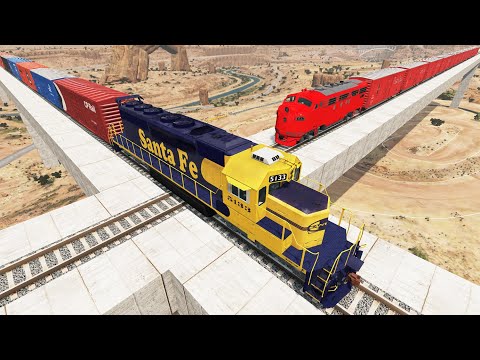 Crazy High Speed Train Crashes #13 - Beamng drive | Dancing Cars
