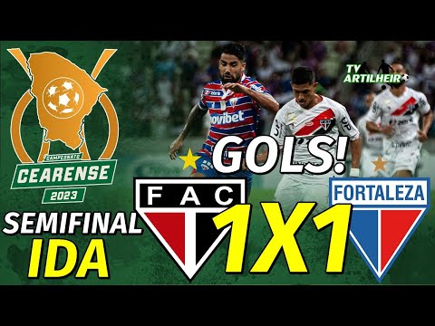 [Cearense '23] Semifinal | Ida | Ferroviário 1 X 1 Fortaleza | Gols | TV ARTILHEIRO
