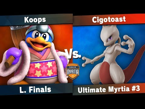 [Ultimate Myrtia #3] Cigotoast(Mewtwo) VS Koops(DDD) Losers Finals