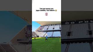 Tem que marcar nos jogos também, Yuri Alberto 😂 #corinthians