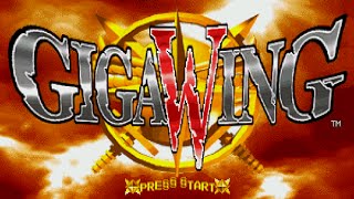 Giga Wing - Capcom System 2 (Full Playthrough)