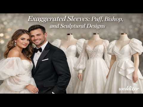 Exaggerated Sleeves Wedding Dresses: Puff vs Bishop vs Sculptural – Which One is Perfect for You?