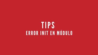Error __init__.py al ejecutar un Módulo (MAC)