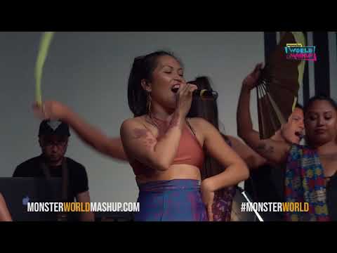 HanHan performs World Gong Crazy at #MonsterWorld Mashup 2018