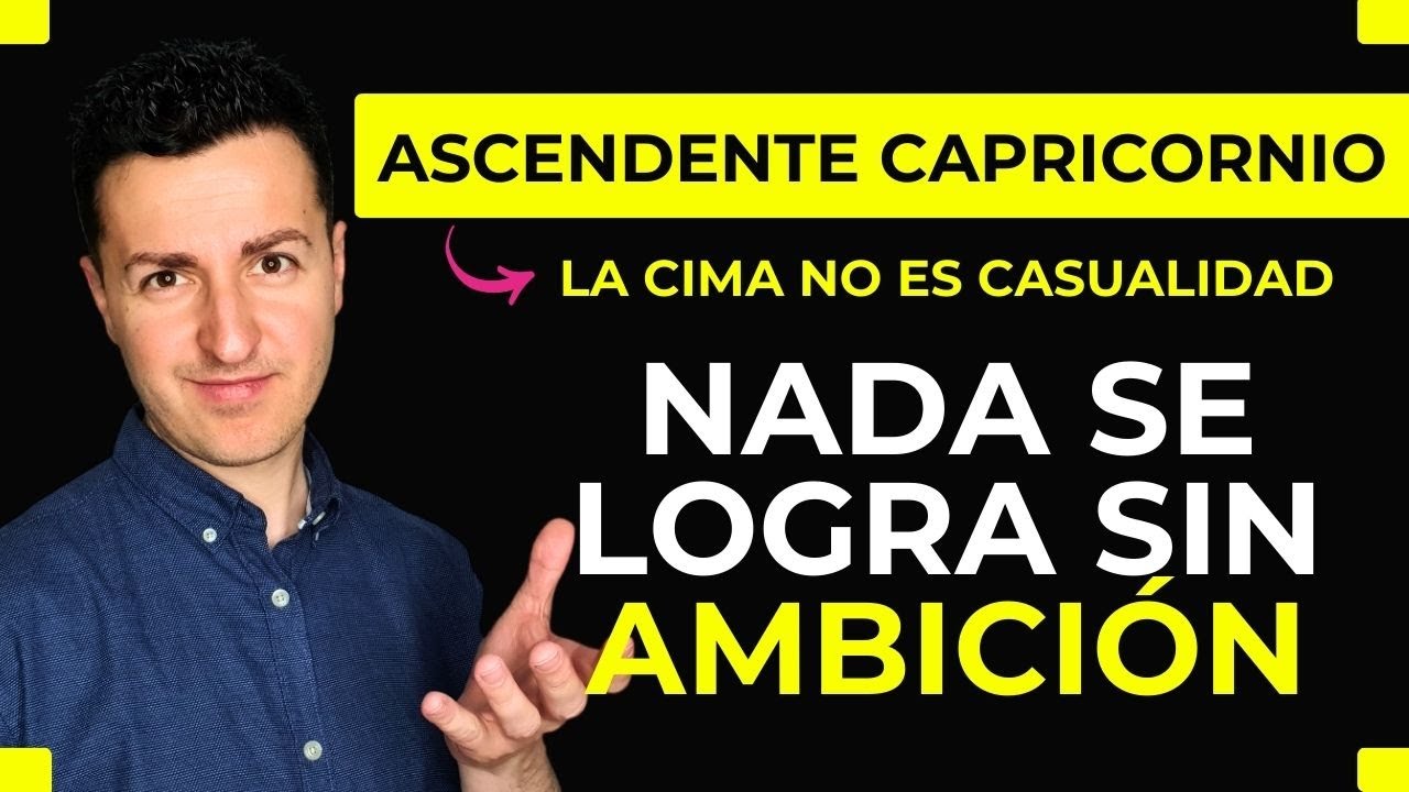 ⭐ ASCENDENTE CAPRICORNIO: Significado, características y consejos | Astrología