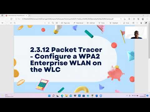 Packet Tracer - Configure a WPA2 Enterprise WLAN on the WLC