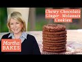 Martha Stewarts Chewy Chocolate Ginger Molasses Cookies Martha Bakes Recipes