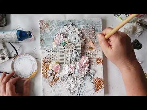 Vintage Mixed Media Canvas