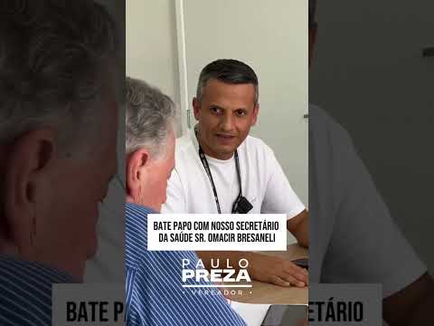 Vereador Paulo Preza em visita a Secretaria de Saúde - Fev 2025