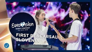 Slovenia 🇸🇮 - Zala Kralj &amp; Gašper Šantl - Sebi - First Rehearsal - Eurovision 2019