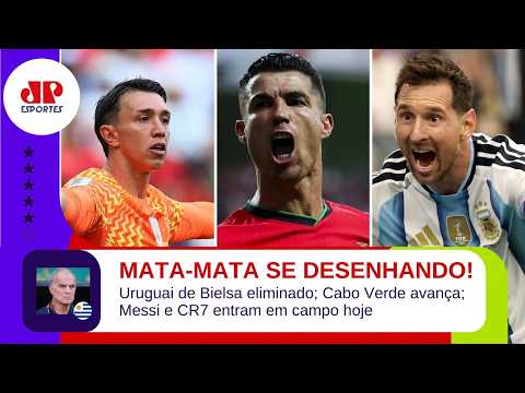 EM MEIO À POLÊMICAS, URUGUAI ESTÁ ELIMINADO!!!; CR7 E MESSI JOGAM AINDA HOJE | BASTIDORES DA COPA