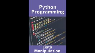Download the video "Lesson 21. Our student recaps on List Manipulation in Python | Python Programming Tutorial"
