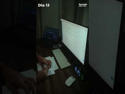 Dia 12 estudando para concurso Câmara Senador Canedo