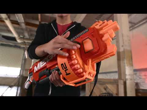 NERF Mega - Mastodon Blaster - Demo Video