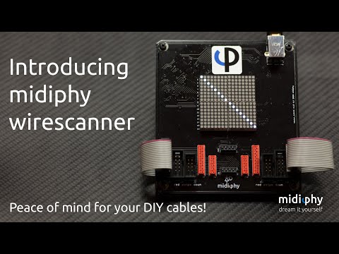 midiphy wirescanner - DIY graphical IDC and micromatch cable tester