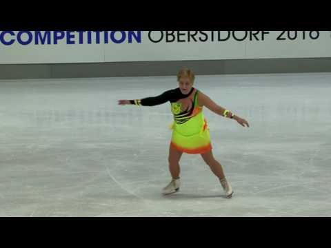 Tatiana Gubareva - Bronze Ladies IV  Free Skating - 2016 Oberstdorf