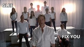 Glee-Fix You (Lyrics/Letra)