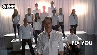 Glee-Fix You (Lyrics/Letra)