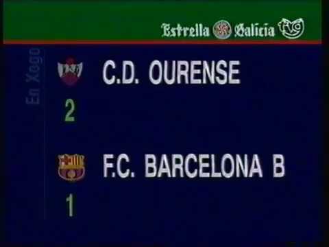 T 96/97: X27, 2A - CD Ourense vs FC Barcelona B (2-1)