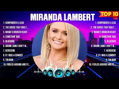 Miranda Lambert Top Of The Music Hits 2024 - Most Popular Hits Playlist
