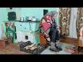 The Lonely Difficult Life Of A 93 Year Old Woman In The Mountains In Winter Far From Civilization