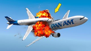 Crash in the Sky: Airplane Crashes Mid-Air With Airbus | GTA 5