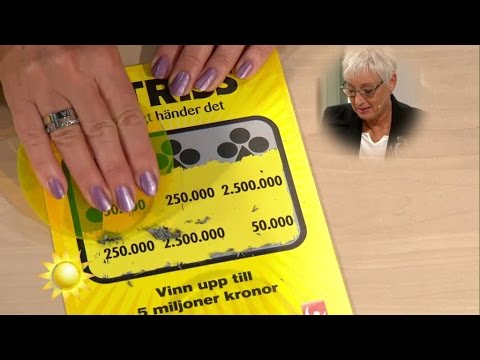 Triss: "Det blir golfresa för vinsten" - Nyhetsmorgon (TV4)