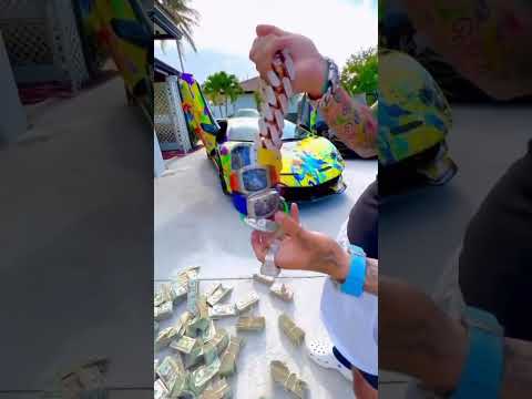 6ix9ine Flexing *WOW* #viral #shorts #foryou #6ix9ine #millionaire #richardmille #rolex #jacob #ig