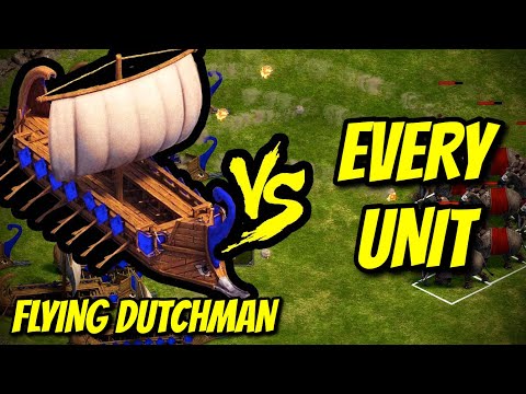 FLYING DUTCHMAN vs EVERY UNIT | Age of Empires: Definitive Edition