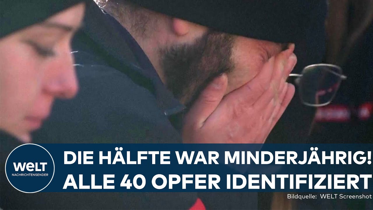 FEUERINFERNO IN CRANS-MONTANA: Alle 40 Tote identifiziert — Die Hälfte von ihnen ist minderjährig