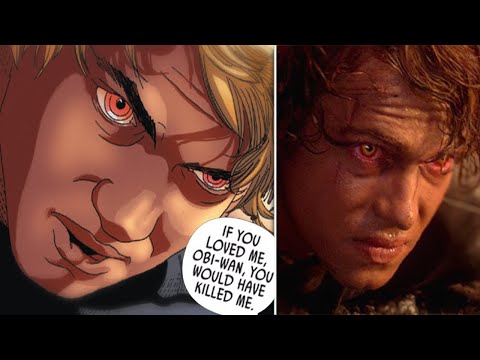 Anakin's Thoughts While Burning On Mustafar & Turning Into Darth Vader