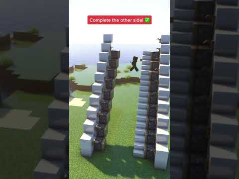 Minecraft: Better Automatic Stairs! #shorts
