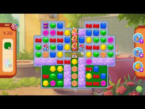 Homescapes level 582 - One Shot - Gameplay